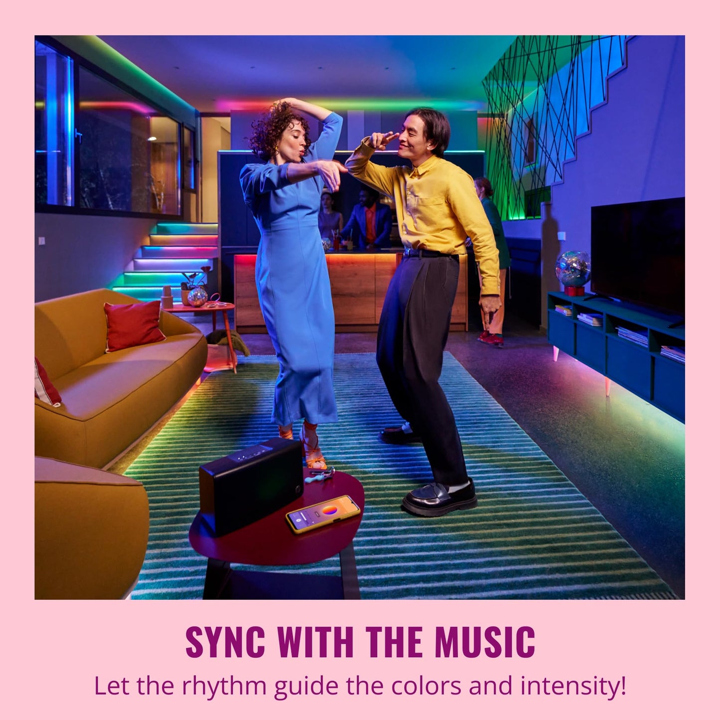 WiZ Connected Neon Smart Flex Strip - 16.4 ft (Two 8.2ft Strips), 16 Million Colors + Shades of White, Dynamic Light Scenes, Connects to Your Wi-Fi