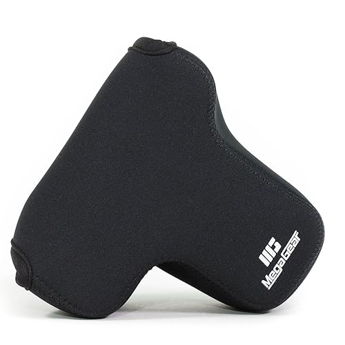 MegaGear MG1568 Ultra Light Neoprene Camera Case Compatible with Sony Alpha A7 III, A7R III, A9 (28-70mm) - Black, One Size
