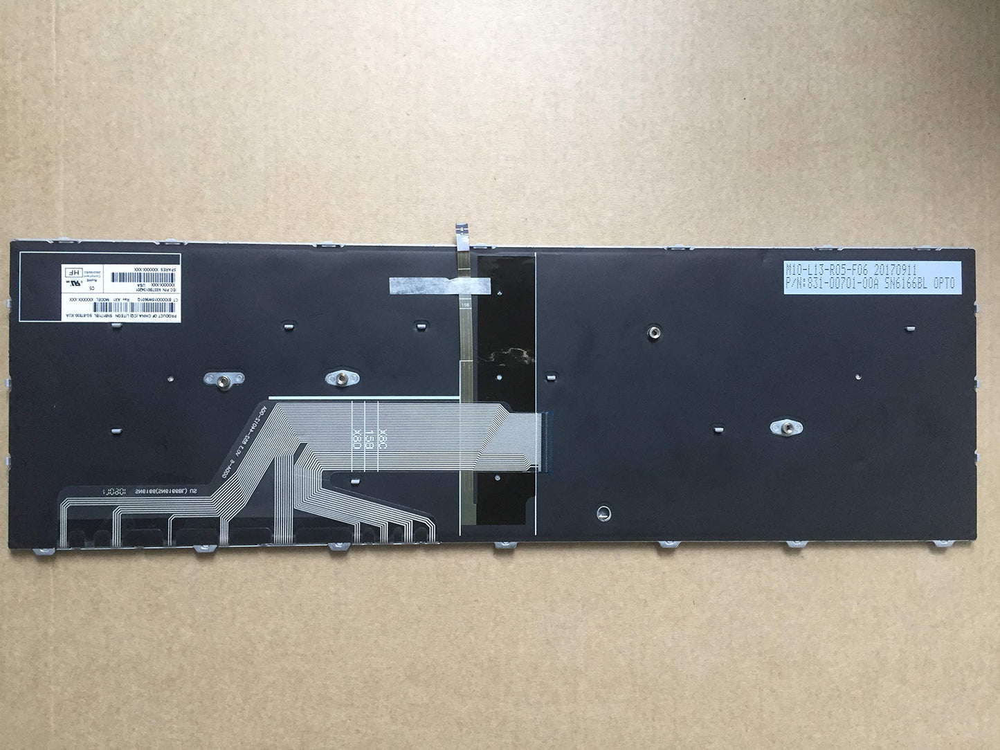Original New for HP ProBook L09593-001 L00739-001 SG-87830-XUA Laptop Keyboard Backlit Silver Frame US No Pointer