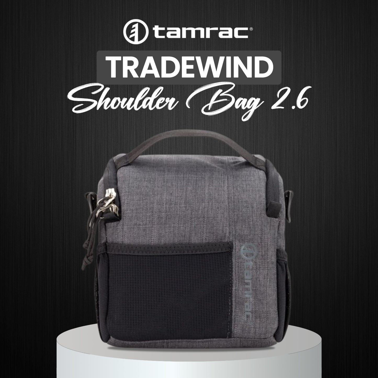 Tamrac Tradewind 2.6 Camera Bag for Photographers, Camera Case for Photography Accessories, Compact Camera Shoulder Bag for DSLR and Mirrorless