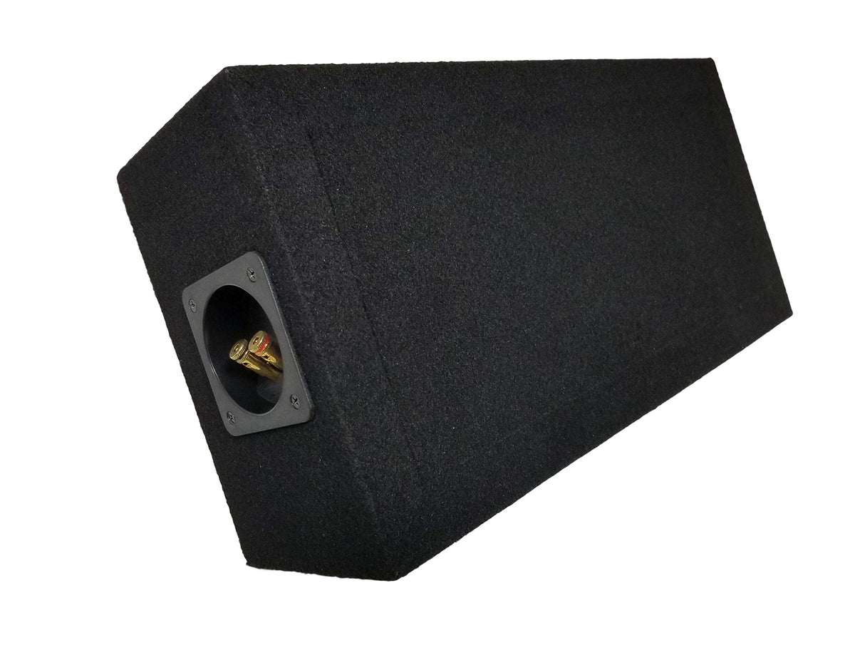 Bass Rockers Chuchero Outdoor Stereo Subwoofer Car Speaker Box - Pod - Enclosure Box Carpeted MDF fits 6" Midrange/Speakers - 1” inch Sub Box