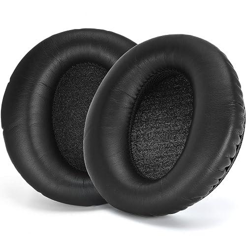 E7 Round Ear Pads - Replacement Ear Cushion Foam Compatible with COWIN E7 / E7 Pro Active Noise Cancelling Headphone, Softer Leather,High-Density