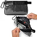 GOBAGS Production Zipper Bags - Electronics & Camera Accessories Bag - Cable organizer, Gear Accessory Pouch, Travel Camera Essentials (Small, Black)
