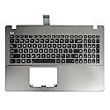 Laptop Keyboard Compatible for Asus X550 Y581 F550 A550 R510 R513 R505 K550 X552 F552 13N0-PPA0301 13NB03VBAP0301 US Layout with Plamrest Upper Cover