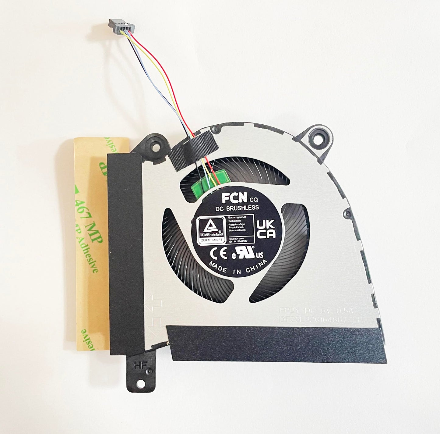 Fleshy Leaf CPU+GPU Cooling Fan Replacement for ASUS Rog Zephyrus G14 2022 GA402R GA402RJ GA402K GA402RK GA402RK-G14.R96800 DC5V Series DFS5L32G064867