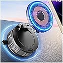 LFNOWN Phone Holders for Your Car Adjustable Upgraded Vacuum Magnetic Suction Cup Phone Mount for Car/Gym/Mirror,Magnetic Car Phone Holder Compatible