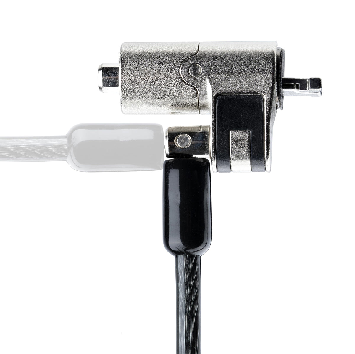 StarTech Nano Laptop Cable Lock, 6.6ft, TAA, Anti-Theft Keyed Lock (2m)