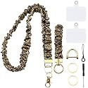 YesMvpMvp Phone Lanyard Wrist Strap,Cell Phone Lanyards for around the Neck,Unisex Scrunchie Lanyard (Leopard Print 3)