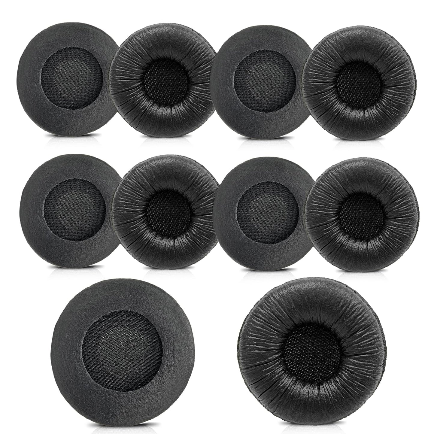 Jabra Headset Ear Cushions, Earpads Replacement 50mm Ear Pad Covers for Jabra PRO 920 930 935 9450 GN 2000 BIZ 1500 2400II Plantronics Blackwire 3220
