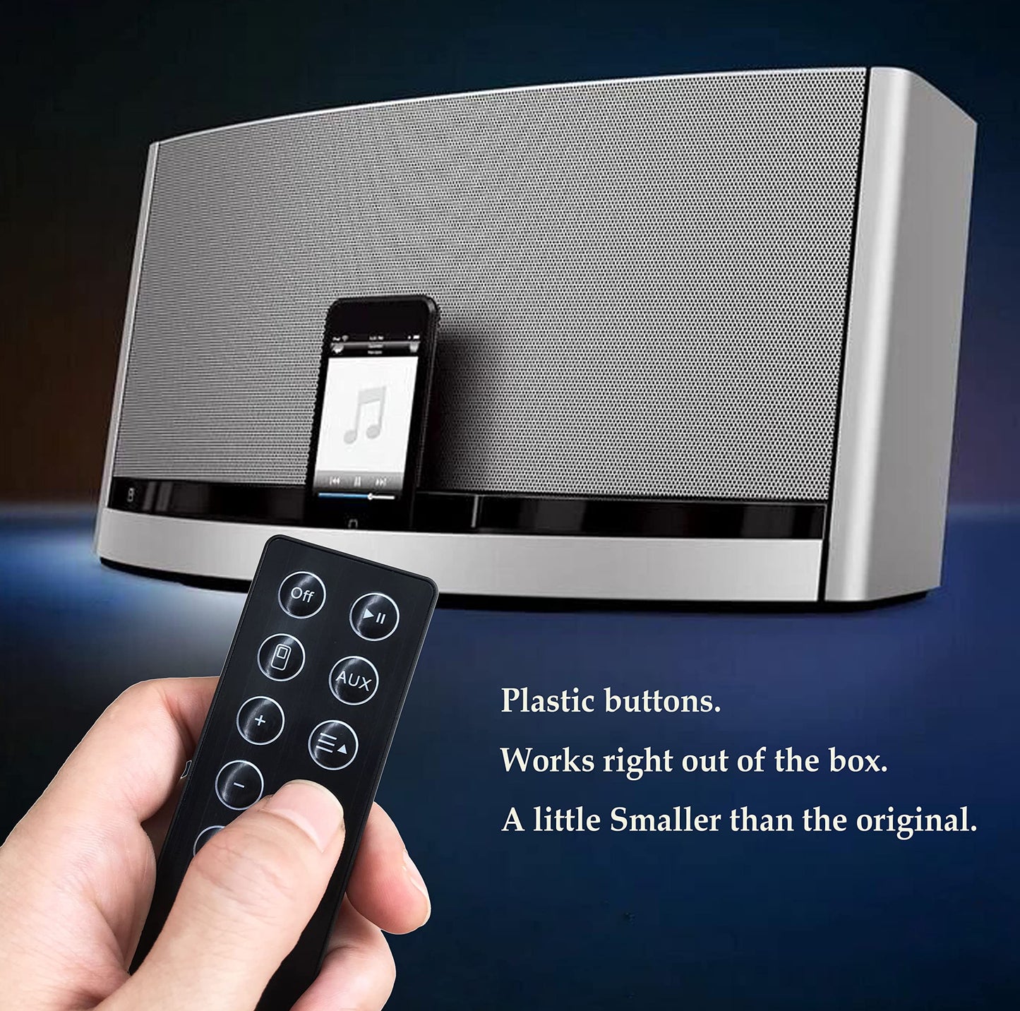 Replacement Remote Control for Bose SoundDock Series 2 3 Portable Digital Music System Series II III for Bose Sounddock 10