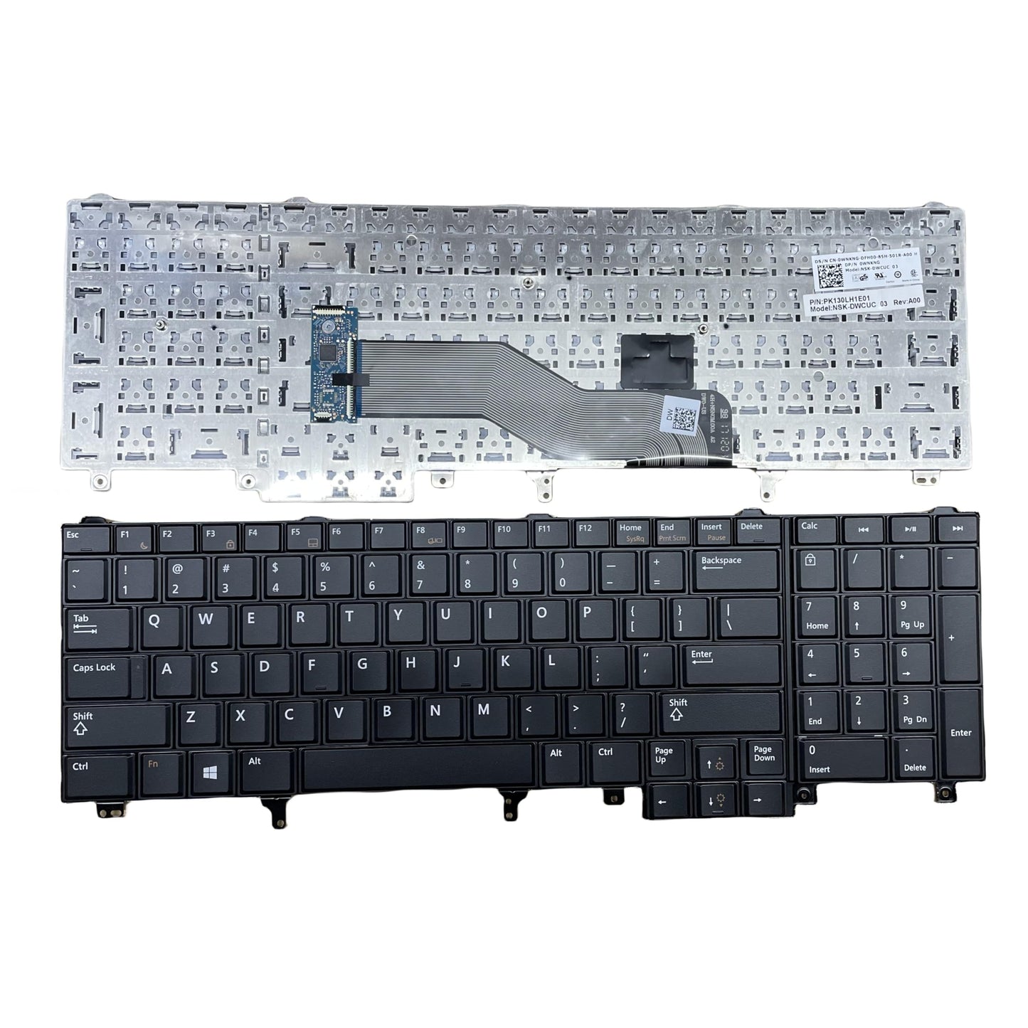 YIJIATech ® New Replacement Keyboard with Screwdriver US Layout for Dell Latitude E5520 E5520 E5530 E6520 E6530 E6540 Precision M4600 M4700 M6600