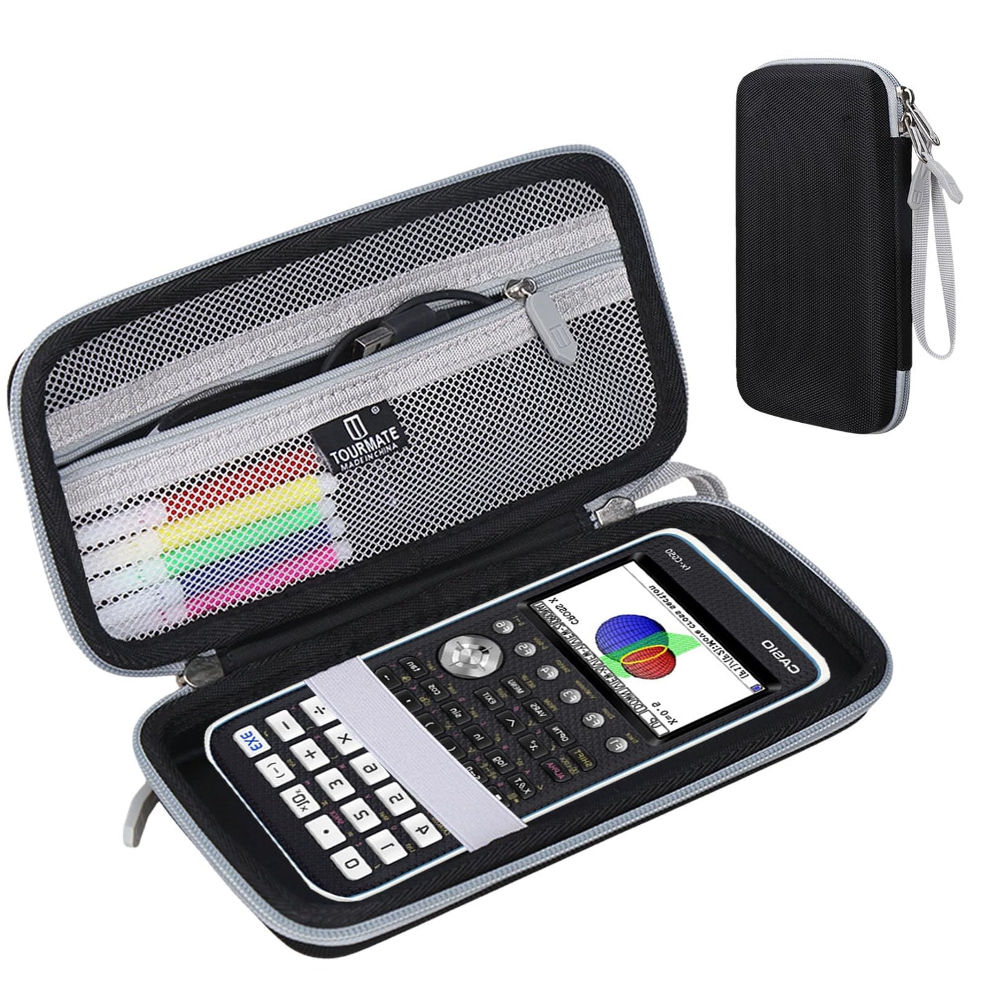 Hard Travel Case Replacement for CASIO PRIZM FX-CG50/CASIO FX-9750GIII/Texas Instruments TI-34/Texas Instruments BA II,Color Graphing Calculator