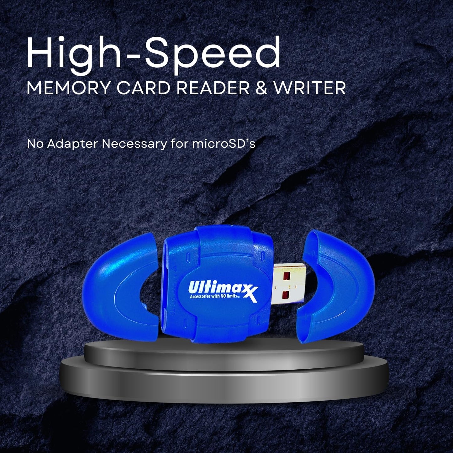 Ultimaxx USB High-Speed Card Reader & Writer for SD, SDHC, SDXC, MicroSD, MicroSDHC & MicroSDXC
