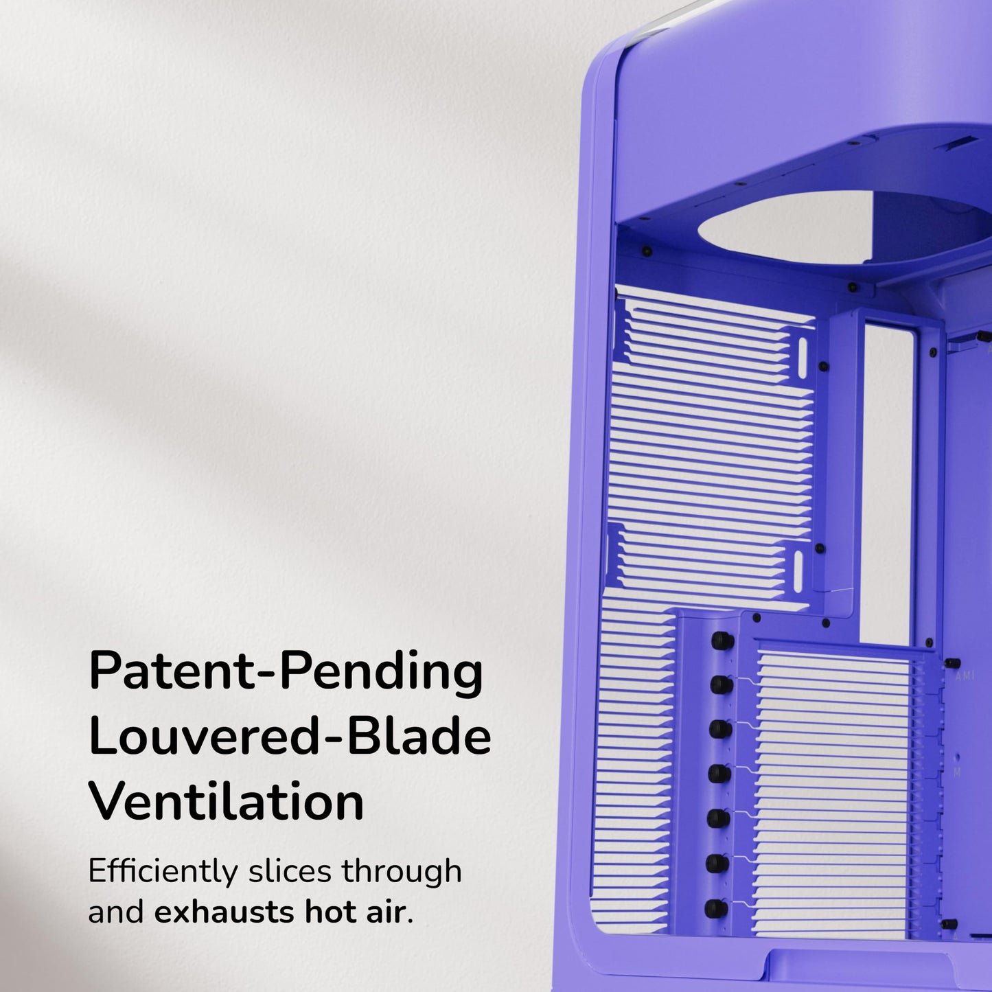 HYTE X50 - Modern Performance ATX Mid-Tower Gaming PC Case - Optimized High Airflow Chassis - 4mm Thick, Curved, Laminated Acoustic Glass - Micro Mesh