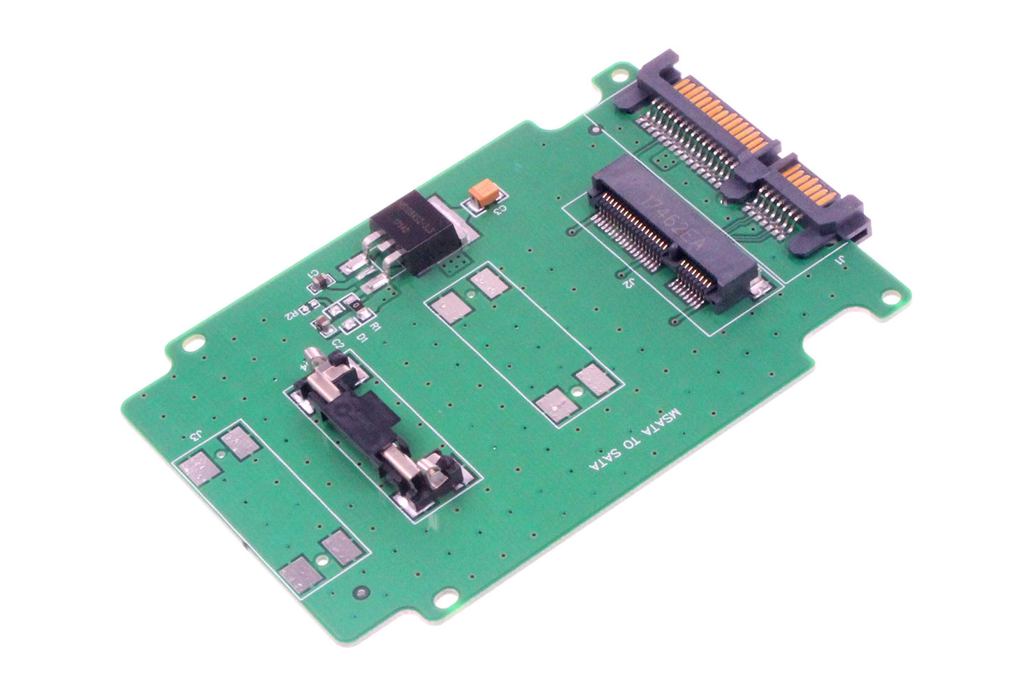 NOYITO mSATA to SATA 3.0 Adapter Converter Card 50mm mSATA SSD to 2.5” SATA SSD 15+7 Pin Adapter