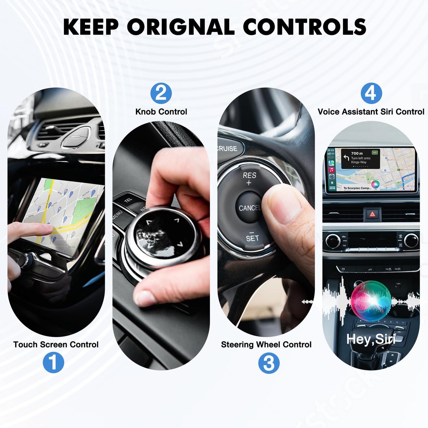 2026 Wireless Carplay Adapter for iPhone,3 Second Auto Connect, No Screen delay, Ultra Mini Design,Plug & Play By USB-A/Type-C Compatible with iOS 10+