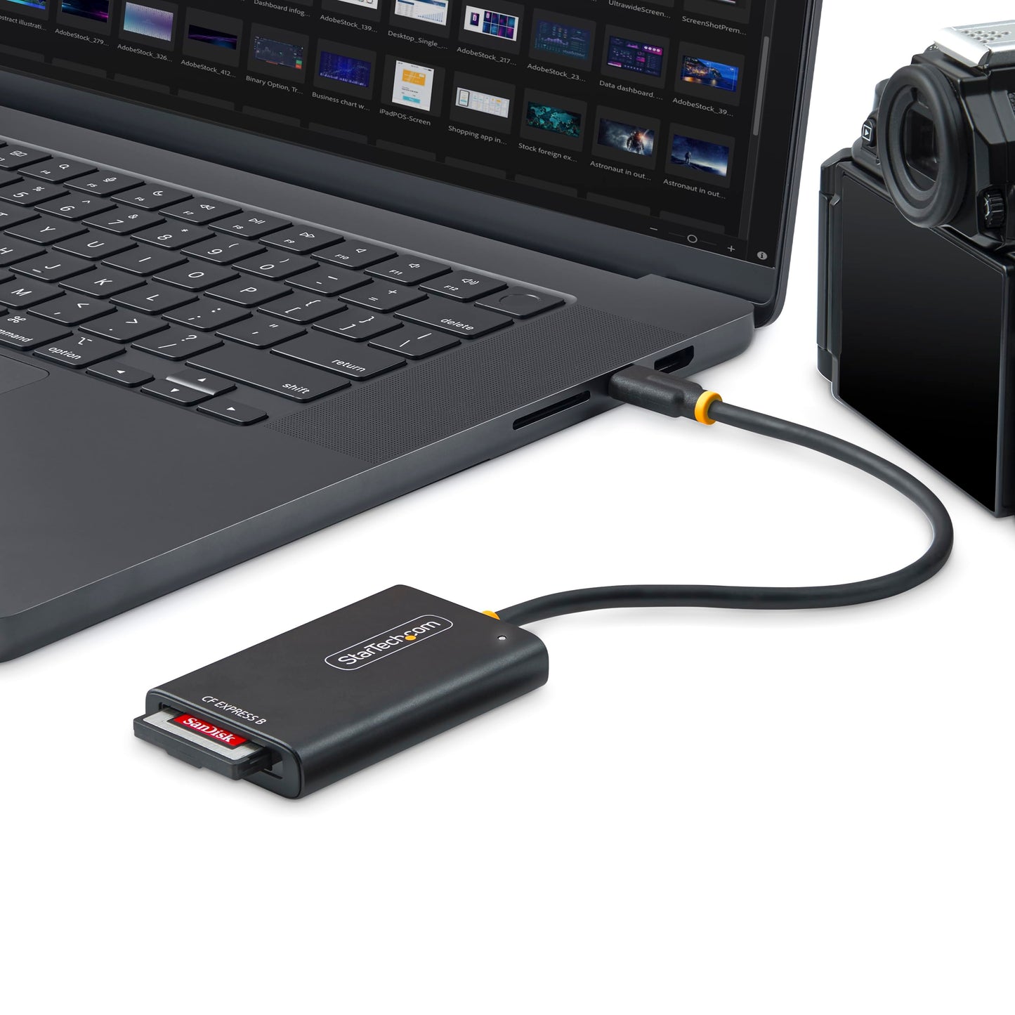 StarTech.com USB-C CFexpress Type B Card Reader, Portable USB 10Gbps Memory Card Reader, USB Type-C to CF Express 2.0 Adapter