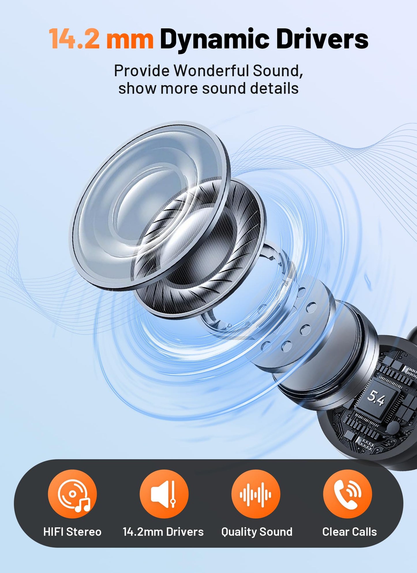 2 PACK USB C Headphones for iPhone 17 16 15, Wired Earbuds USB C with Clear Mic & Noise Reduction, Ear Buds Wired Headphones Type C Earphones