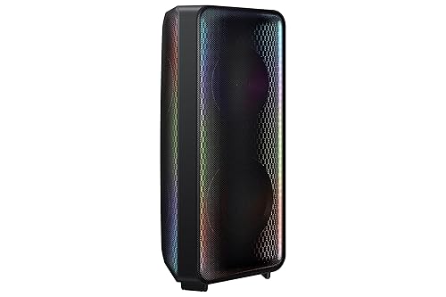 SAMSUNG MX-ST50B Sound Tower High Power Audio, 240W Floor Standing Speaker, Bi-Directional Sound, Built-In Battery, IPX5 Water Resistant, Party