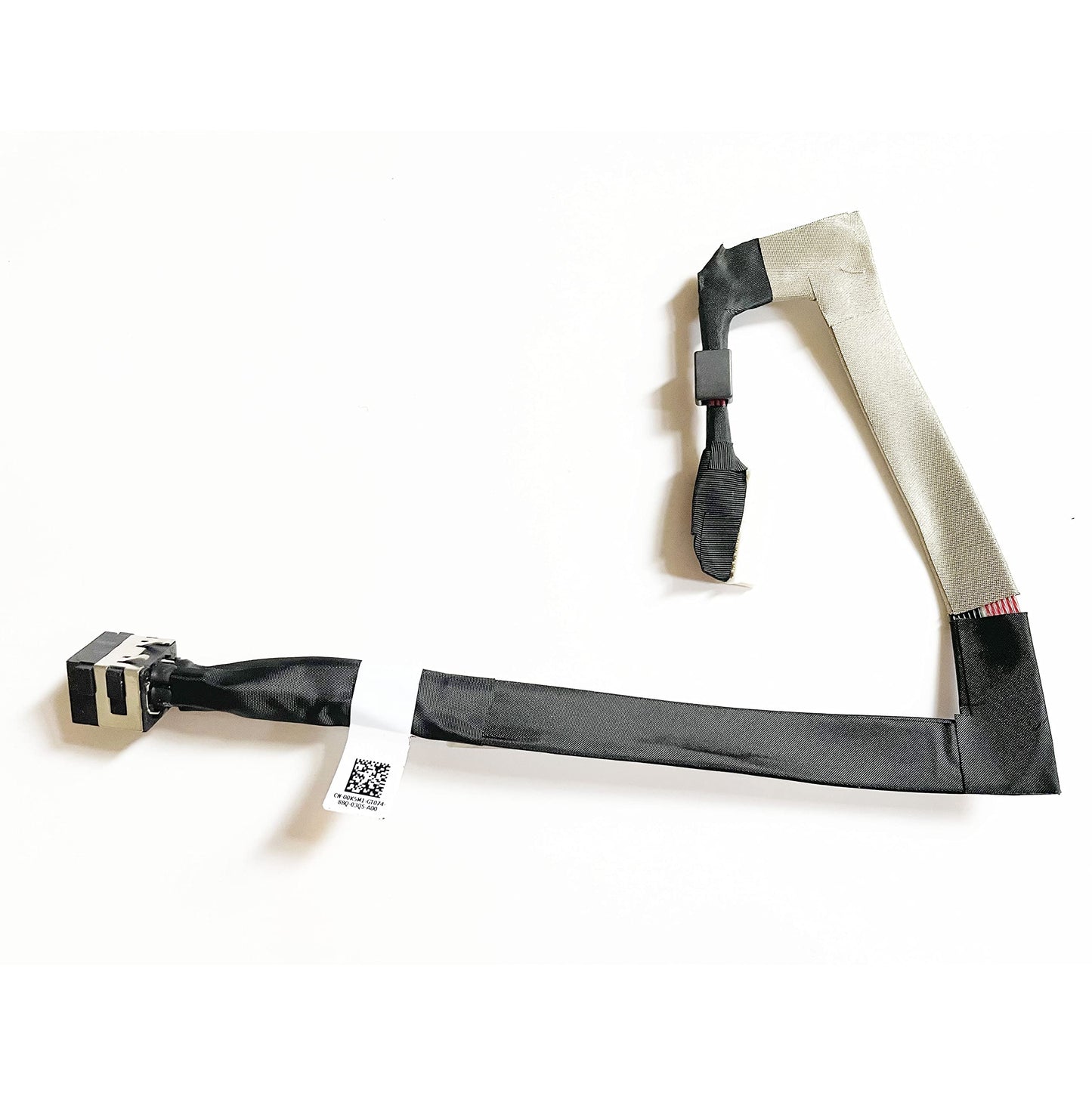 Fleshy Leaf DC-in Power Jack Harness Cable Replacement for Dell Alienware 17 R4 P31E 0K5M1 00K5M1 DC30100Y700