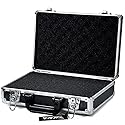 HUL 16in Two-Tone Aluminum Case with Customizable Pluck Foam Interior for Test Instruments Cameras Tools Parts and Accessories