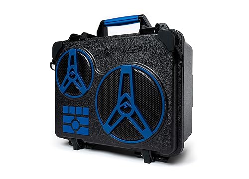 ECOXGEAR EcoJourney Rugged Waterproof Portable Bluetooth Wireless 65-Watt Speaker Dry Storage with 50+ Hours Playtime(Blue)