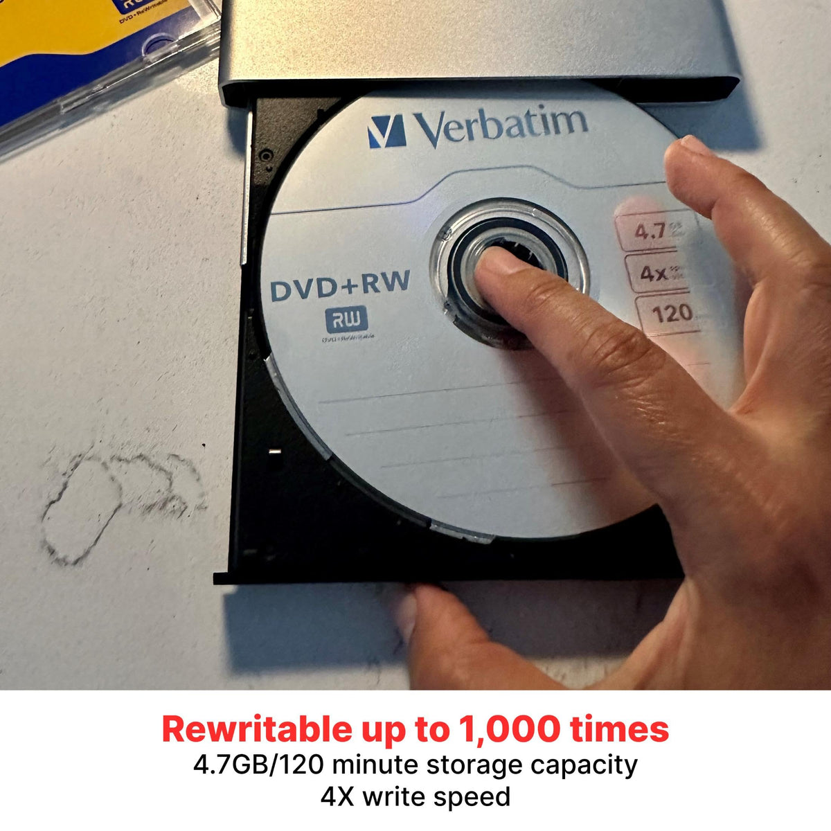DVD+RW 4.7GB BOXED 30PK