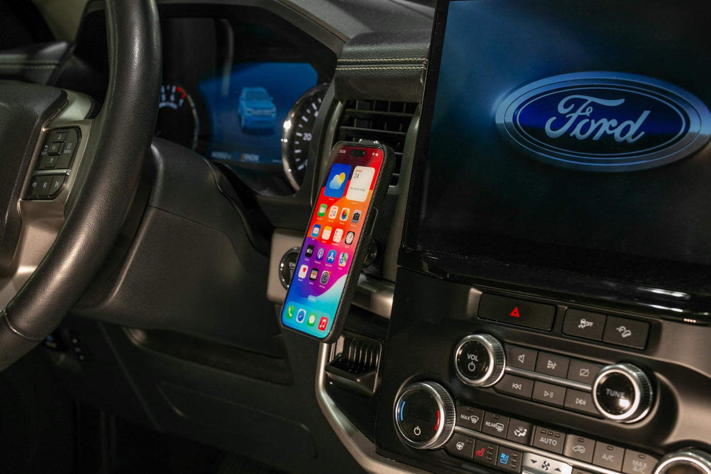 Course Motorsports Direct Fit Phone Mount - Ford Expedition (2022-2024) - Left - Magnetic - Compatible with MagSafe