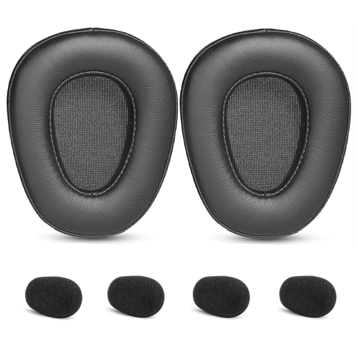B650-XT Ear Pads Mic Foam Replacement Cushions Compatible with VXI BlueParrott B650XT B650 XT S650-XT S650XT Noise Cancelling Headphones Earpads