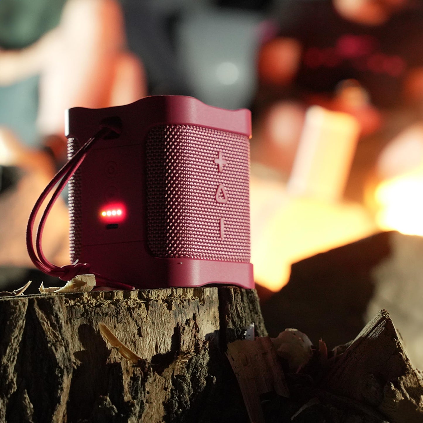 Skullcandy Terrain Mini Wireless Bluetooth Speaker - IPX7 Waterproof Portable Speaker with Dual Custom Passive Radiators, 14 Hour Battery, Nylon Wrist