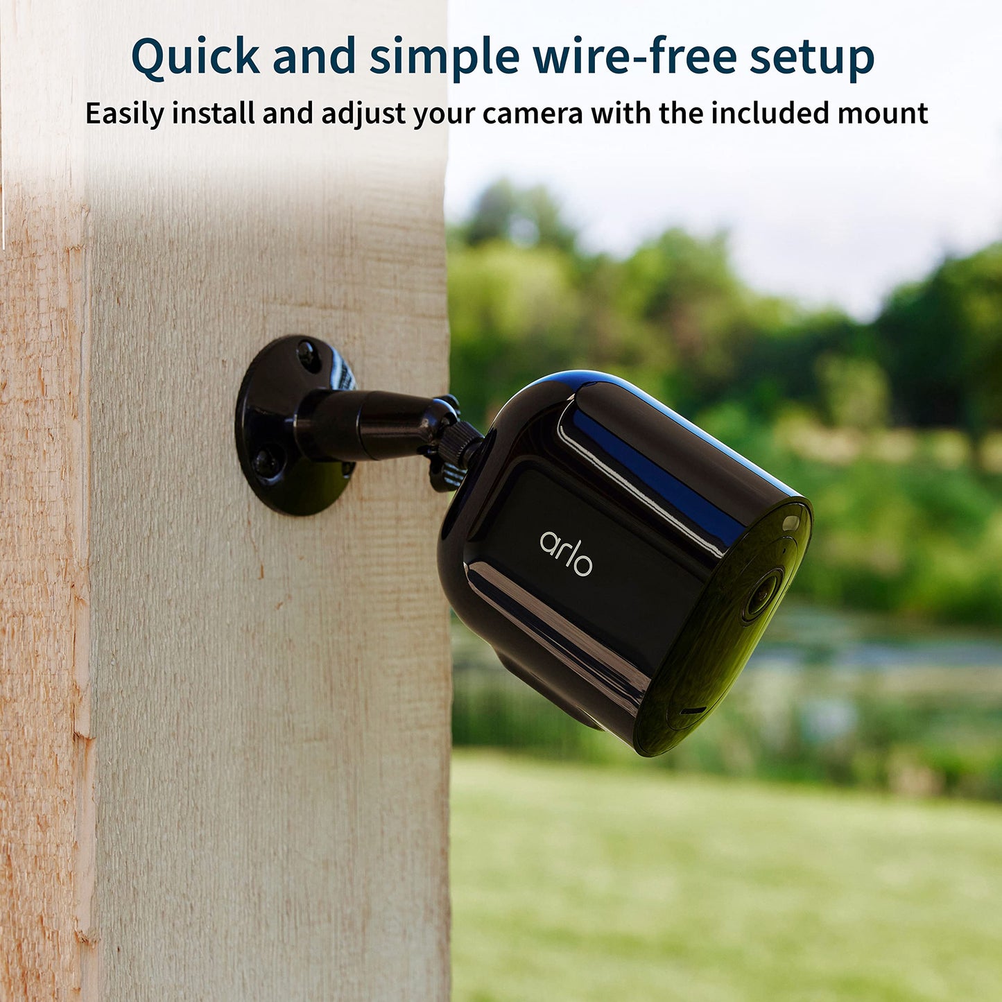 Arlo Pro 5S 2K Spotlight Camera - 1 Pack - Security Cameras Wireless Outdoor, Dual Band Wi-Fi, Color Night Vision, 2-Way Audio, Home Security Cameras