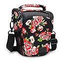 USA Gear DSLR Camera Case for Men and Women with Top Loading Accessibility, Adjustable Shoulder, Small Camera Sling Bag, Travel Padded Handle - Camera