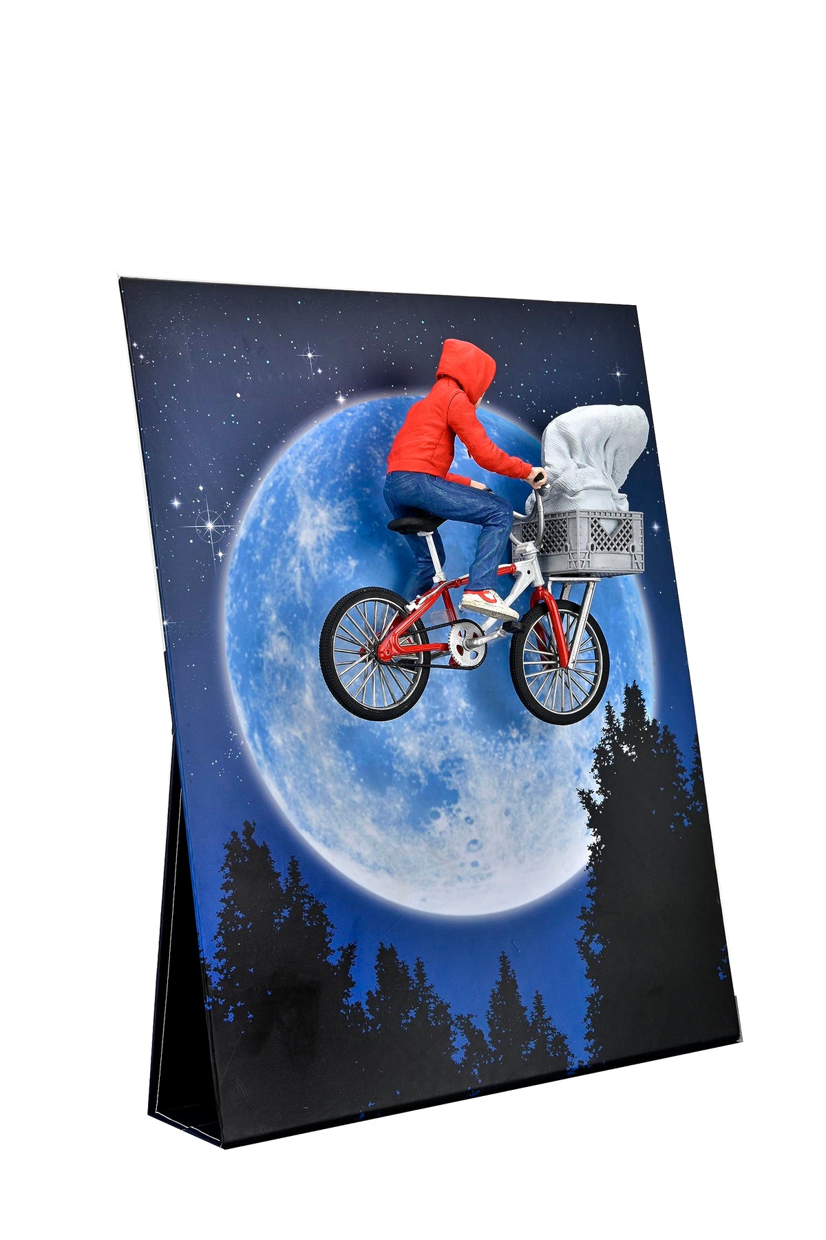 NECA - E.T. The Extra-Terrestrial 40th Anniversary 7? Scale Action Figure - Elliott & E.T. on Bicycle