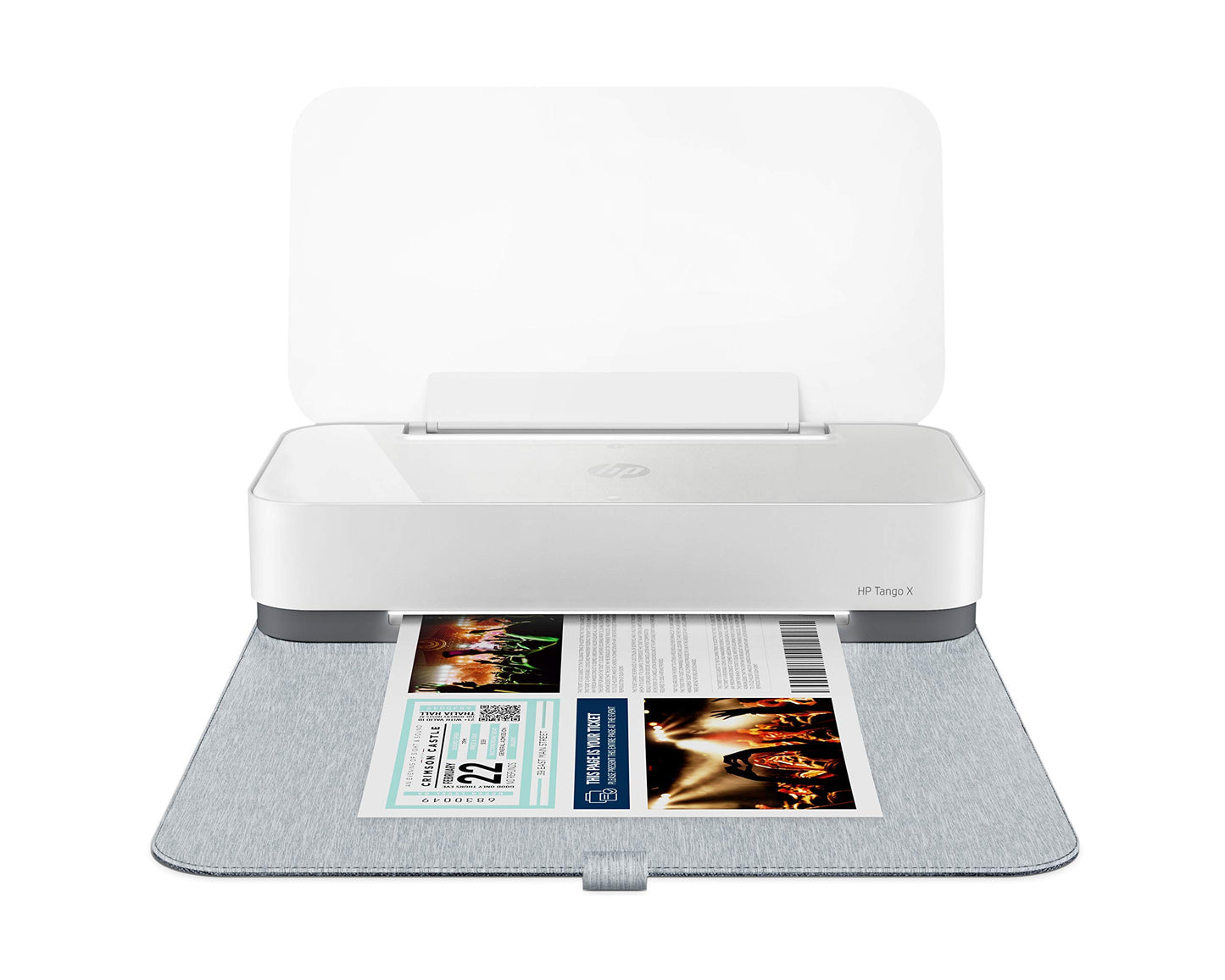 HP Tango X Smart Home Printer w/ Indigo Linen cover - All-in-One Inkjet Wireless Computer Mobile Printer, Scanner, Copier, Instant Ink Ready