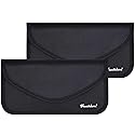 Signal Blocking Bag, Techion 2 Pack RFID Faraday Bag Shield Pouch Cage Box Wallet Case for Cell Phone and Car Key FOB, Privacy Protection