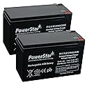 PowerStar-- 2 Pack -9AH Replacement for APC Back-UPS XS1500 XS 1500 12V 7Ah Battery