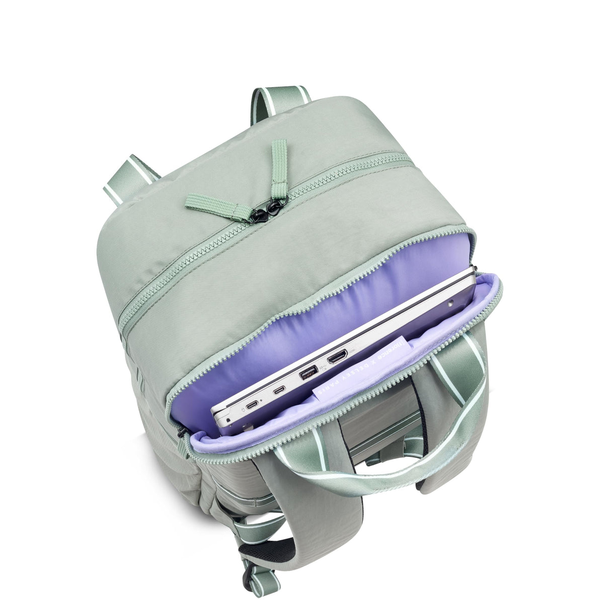 florence by mills Carefree Carry Laptop Travel Backpack, Sage Green