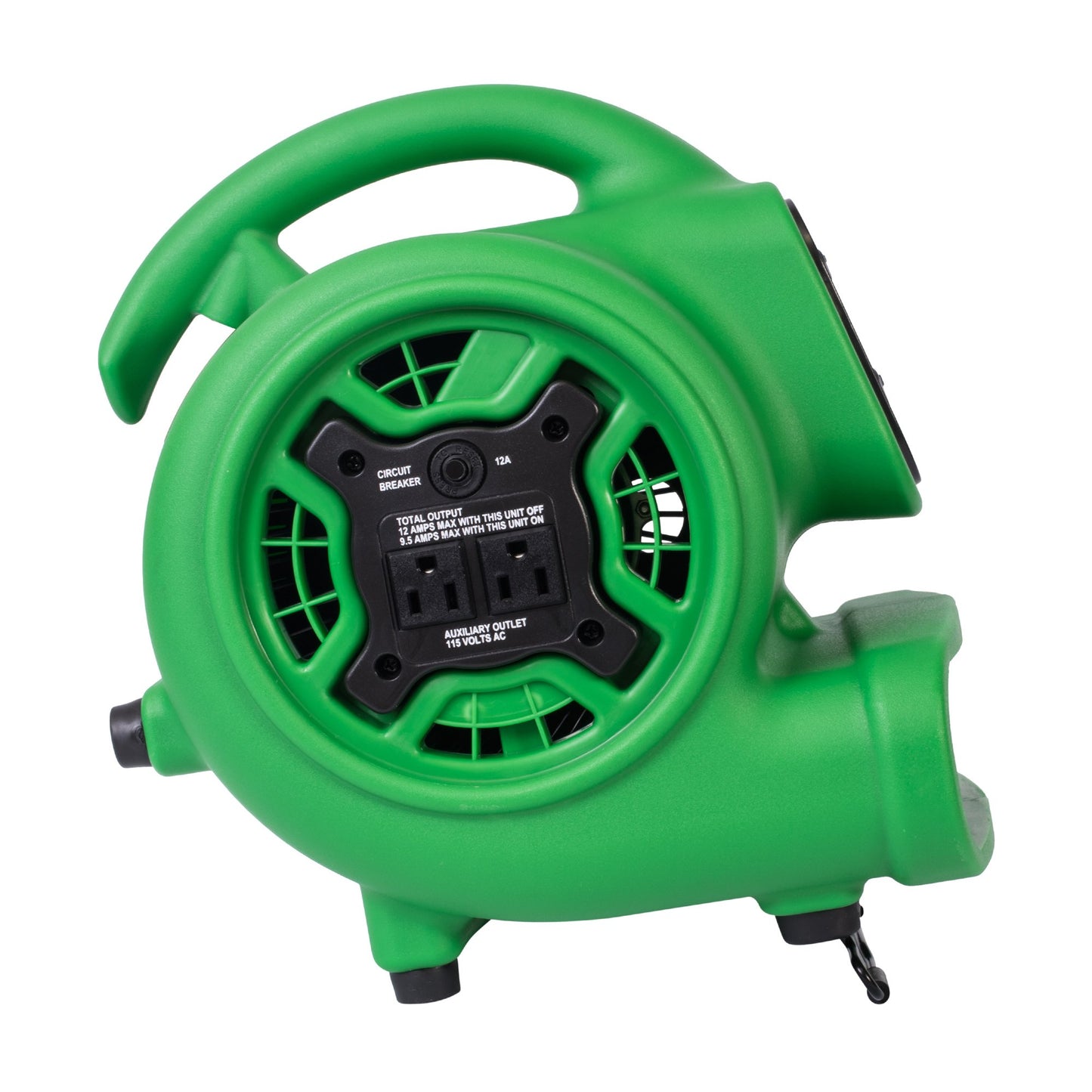 XPOWER P-230AT Mini Mighty 1/4 HP 925 CFM Centrifugal Air Mover, Carpet Dryer, Floor Fan, Blower, Stackable, Daisy Chain, for Water Damage