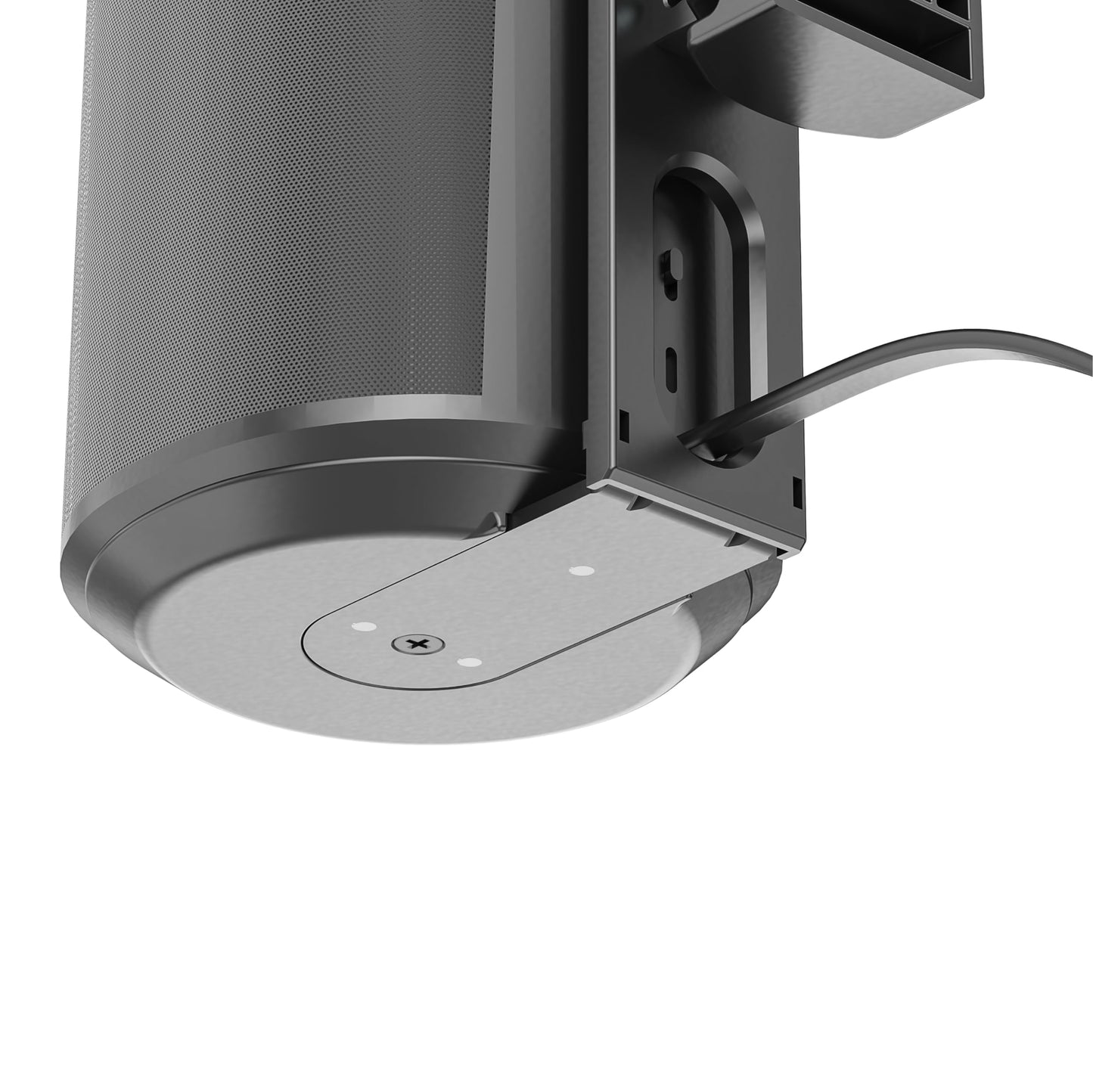 ynVISION.DESIGN Adjustable Wall Mount Compatible with Sonos ERA 100 Speaker - Black 2 Pack (Black, 1 Box of 2 Mounts)