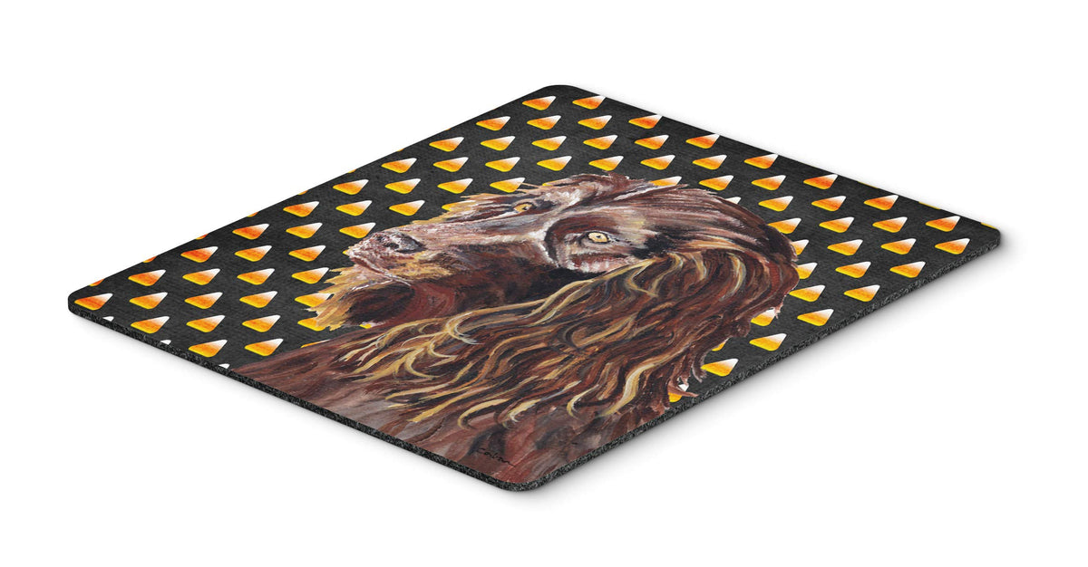Caroline's Treasures SC9532MP Boykin Spaniel Candy Corn Halloween Mouse Pad, Hot Pad or Trivet for Home Office Gaming Working Computers Laptop Mouse