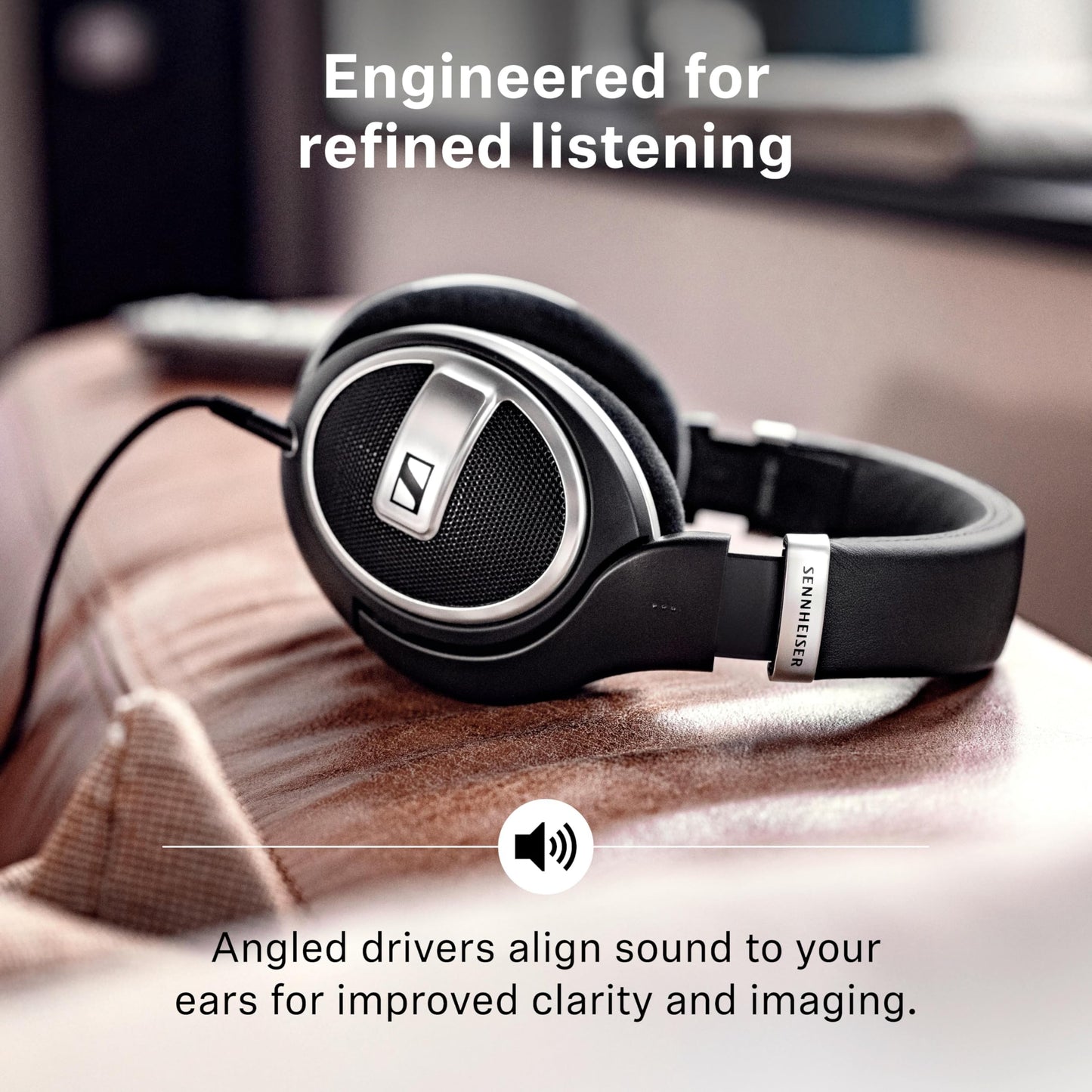 Sennheiser HD 599 SE Open-Back Headphones, Premium Design, Natural Balanced Audio, Comfortable Fit, Wired Headphones for Music, Gaming, School, Work…