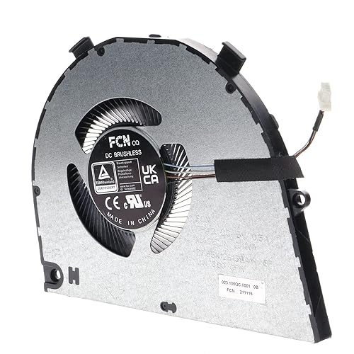 Replacement CPU Cooling Fan for Dell Vostro 5620 5625 Inspiron 16 7620 2-in-1 0T8R2T DFS5K12B159A1R 023.100QC.0001
