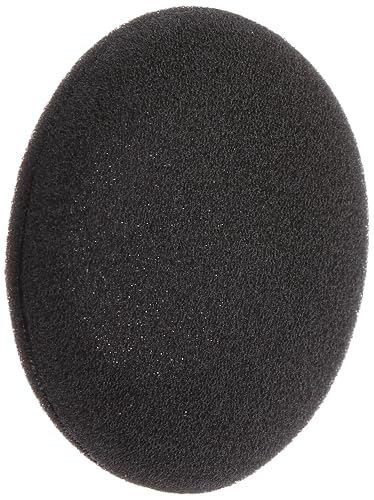 Top Stage 3 Pairs 2" Disposable Headphone Earbud earpad Foam Ear Pad Cover, 50mm Black