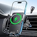 Guceful Wireless Car Charger, Phone Holders for Your Car 15W Fast Charging Auto Clamping, Air Vent Car Phone Mount for iPhone 17 16 15 14 13 Mini Pro