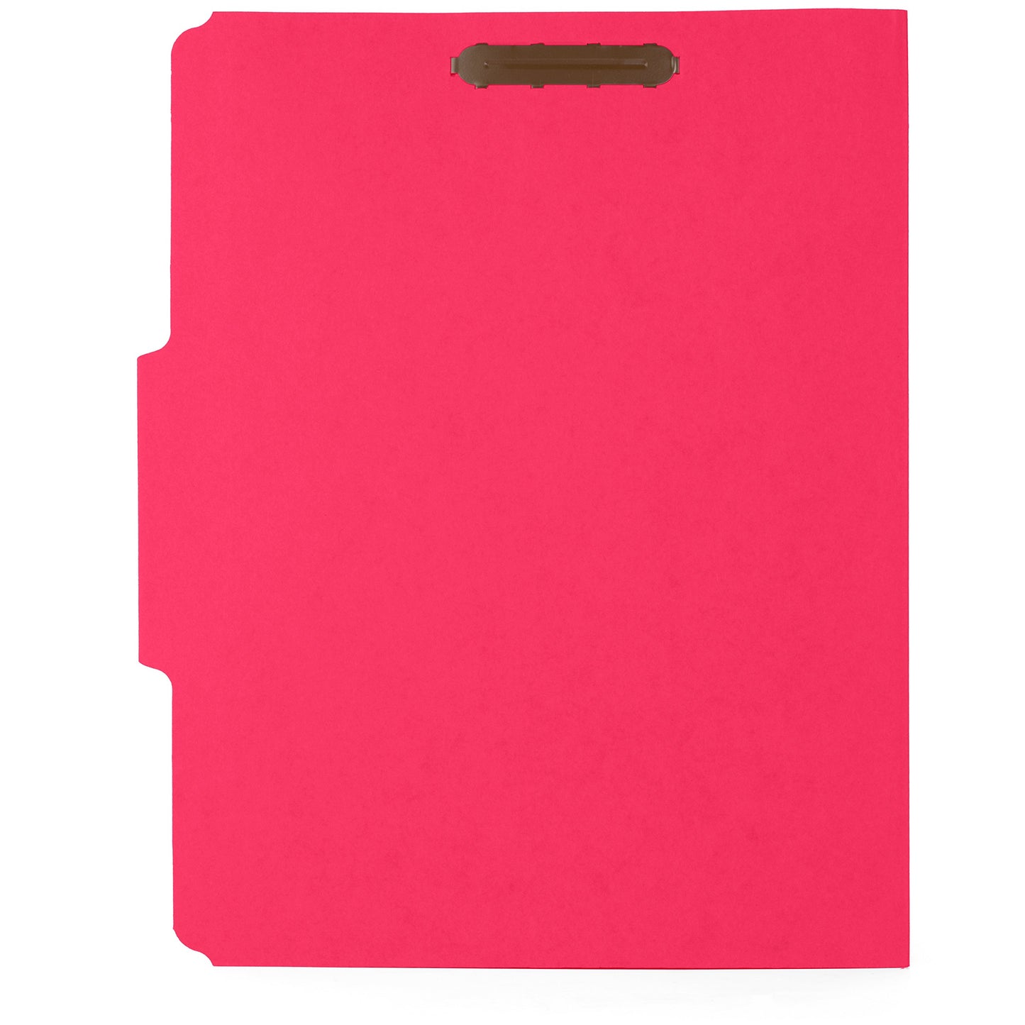 Blue Summit Supplies 50 Red Fastener File Folders, Letter, 1/3 Cut Tab