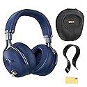 Zildjian ALCHEM-E Perfect Tune Over-Ear Headphones - Midnight Bundle with Case, Stand, and Austin Bazaar Polishing Cloth
