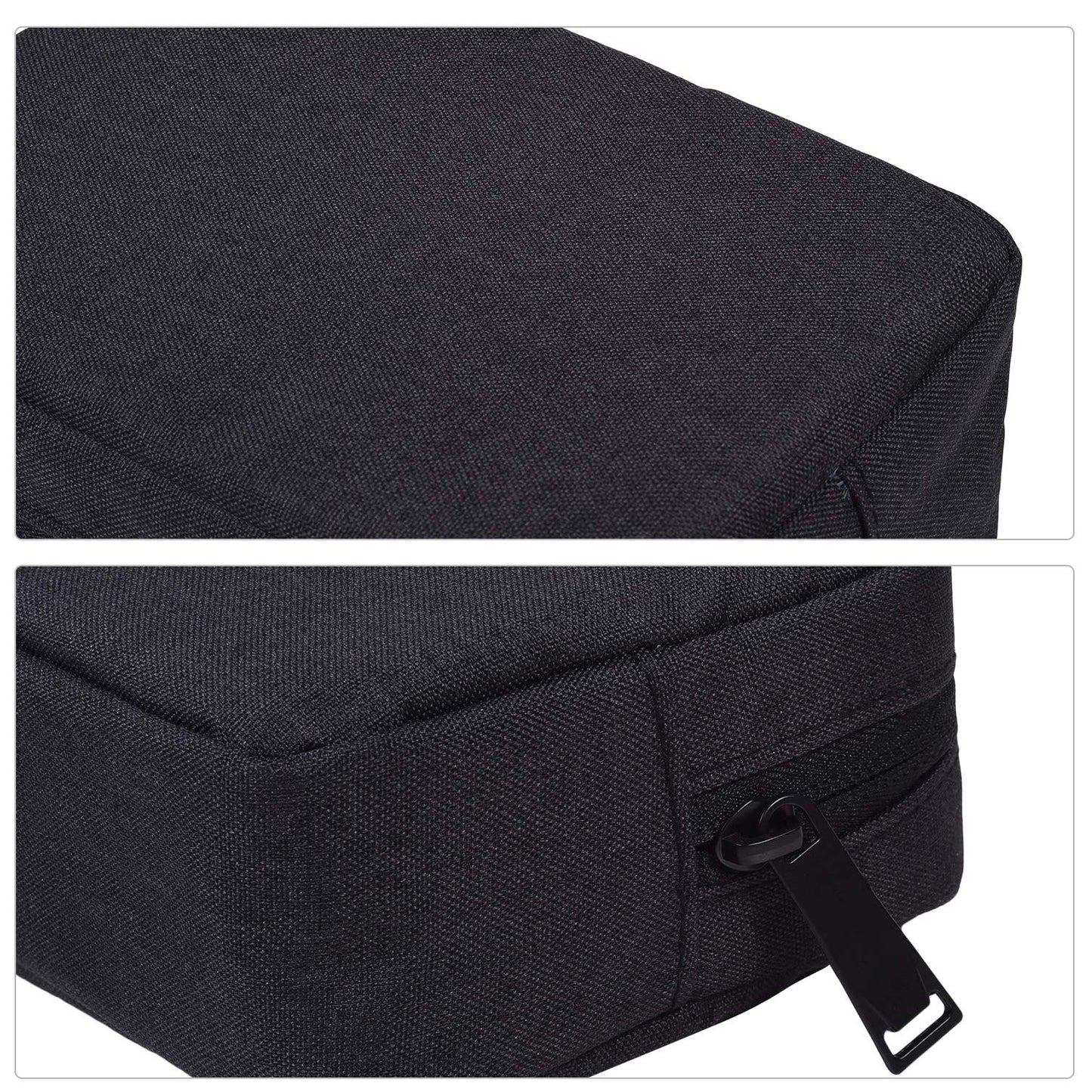dealcase Canvas Waterproof Universal Electronic Accessories Organizer for Power Bank,Charging Cords,Chargers,Mouse,USB Cable,Earphones and More
