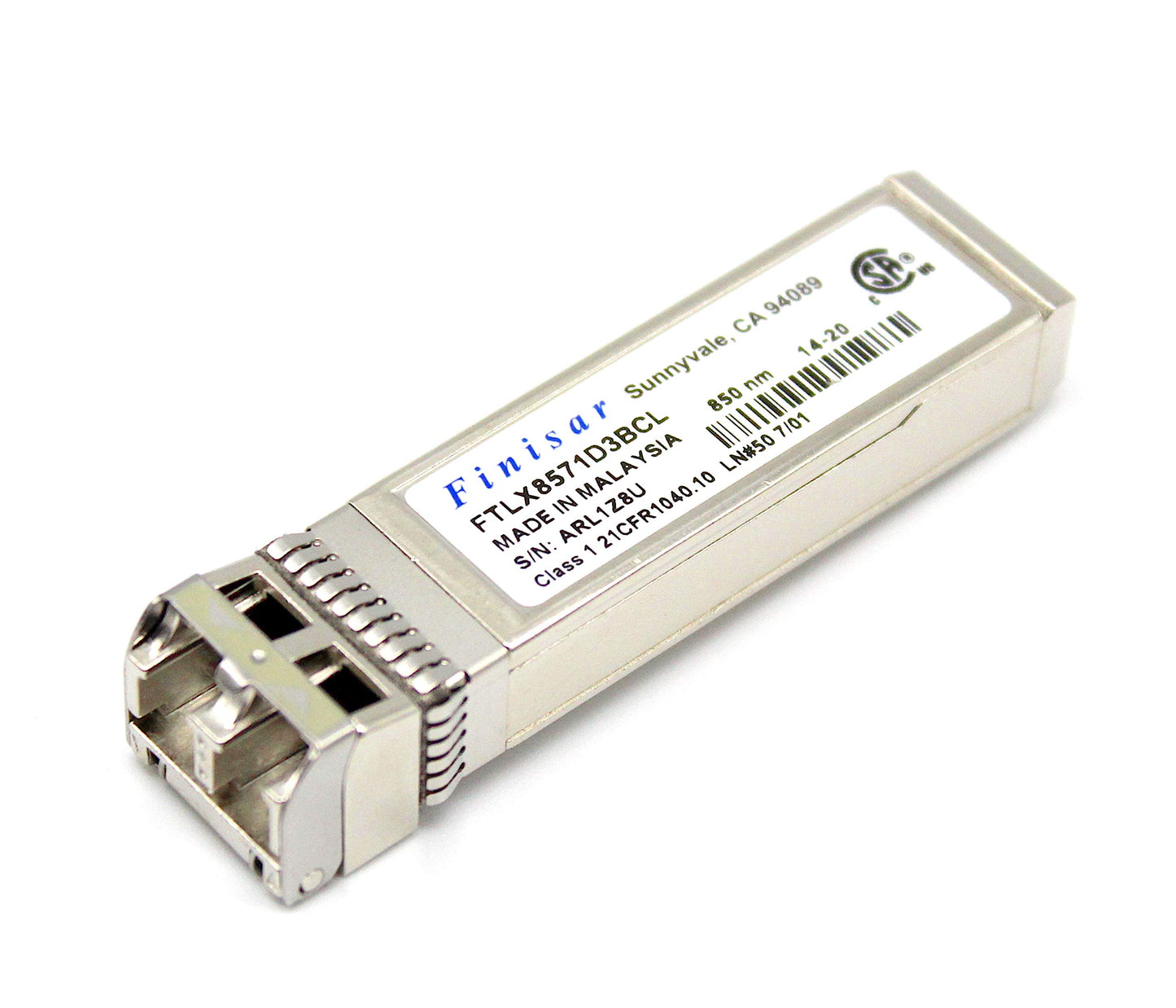 Finisar FTLX8571D3BCL 10GBASE-SR/SW SFP+ Transceivers