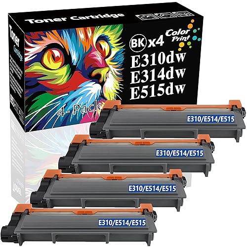 ColorPrint Compatible Toner Cartridge Replacement for Dell E515DW E310dw E514dw E310 E514 E515dn 515DW E515 310DW PVTHG 593-BBKD P7RMX Printer