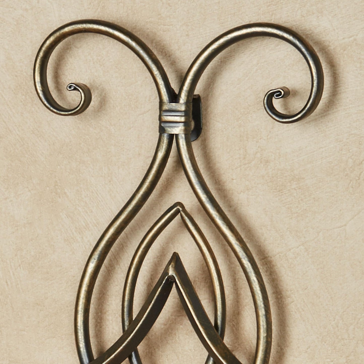 Carmen Unique Openwork Wall Sconce Pair Light Bronze Pair